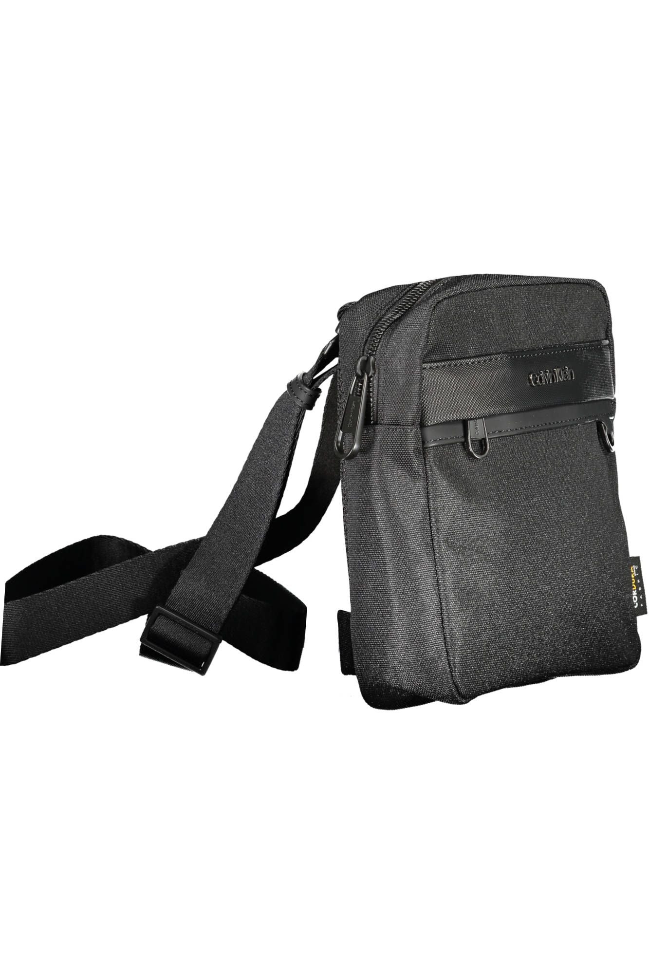 Black Polyester Men Shoulder Bag - GLAMHUB BOUTIQUE 