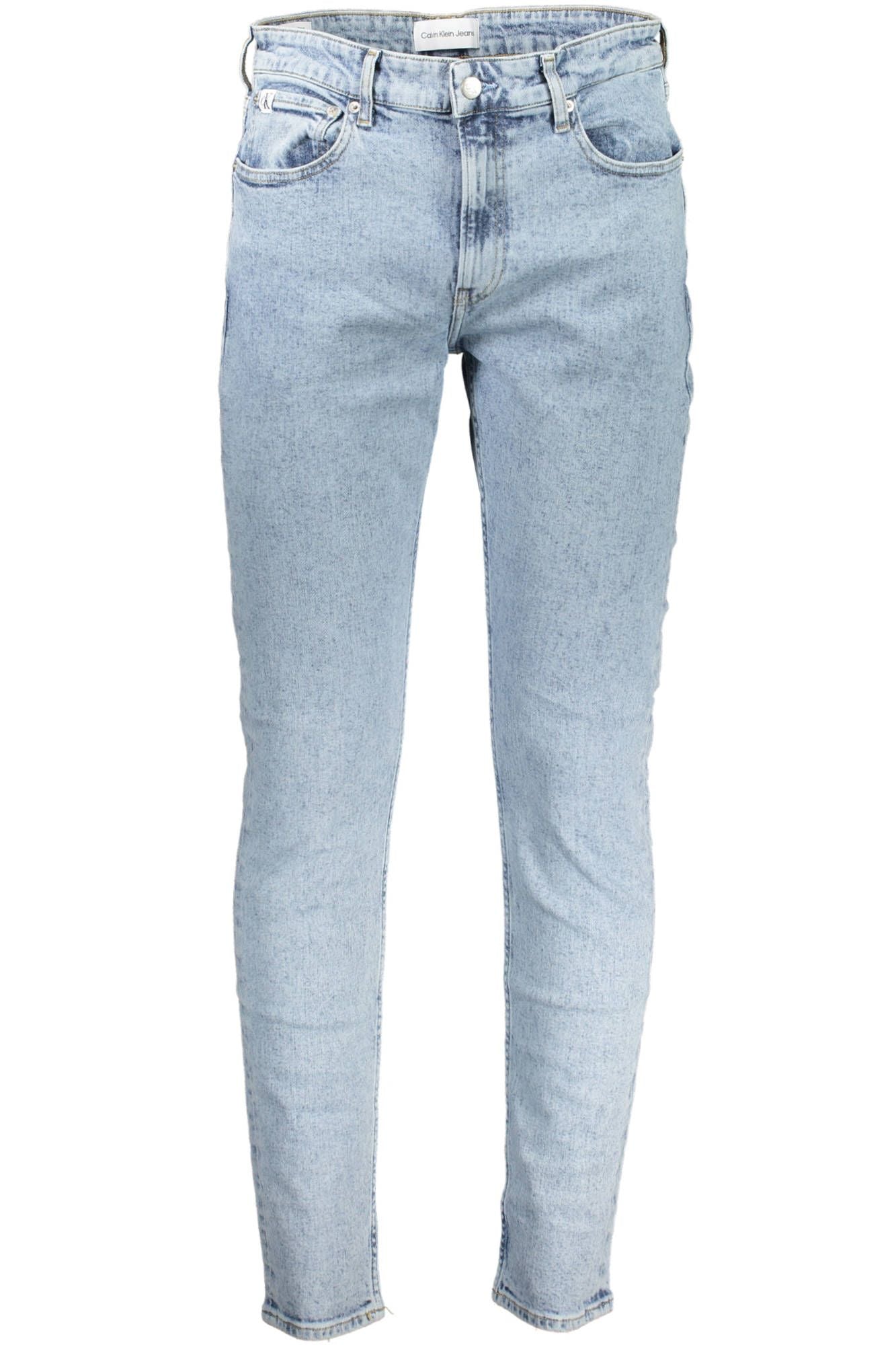 Light Blue Cotton Men Jeans - GLAMHUB BOUTIQUE 