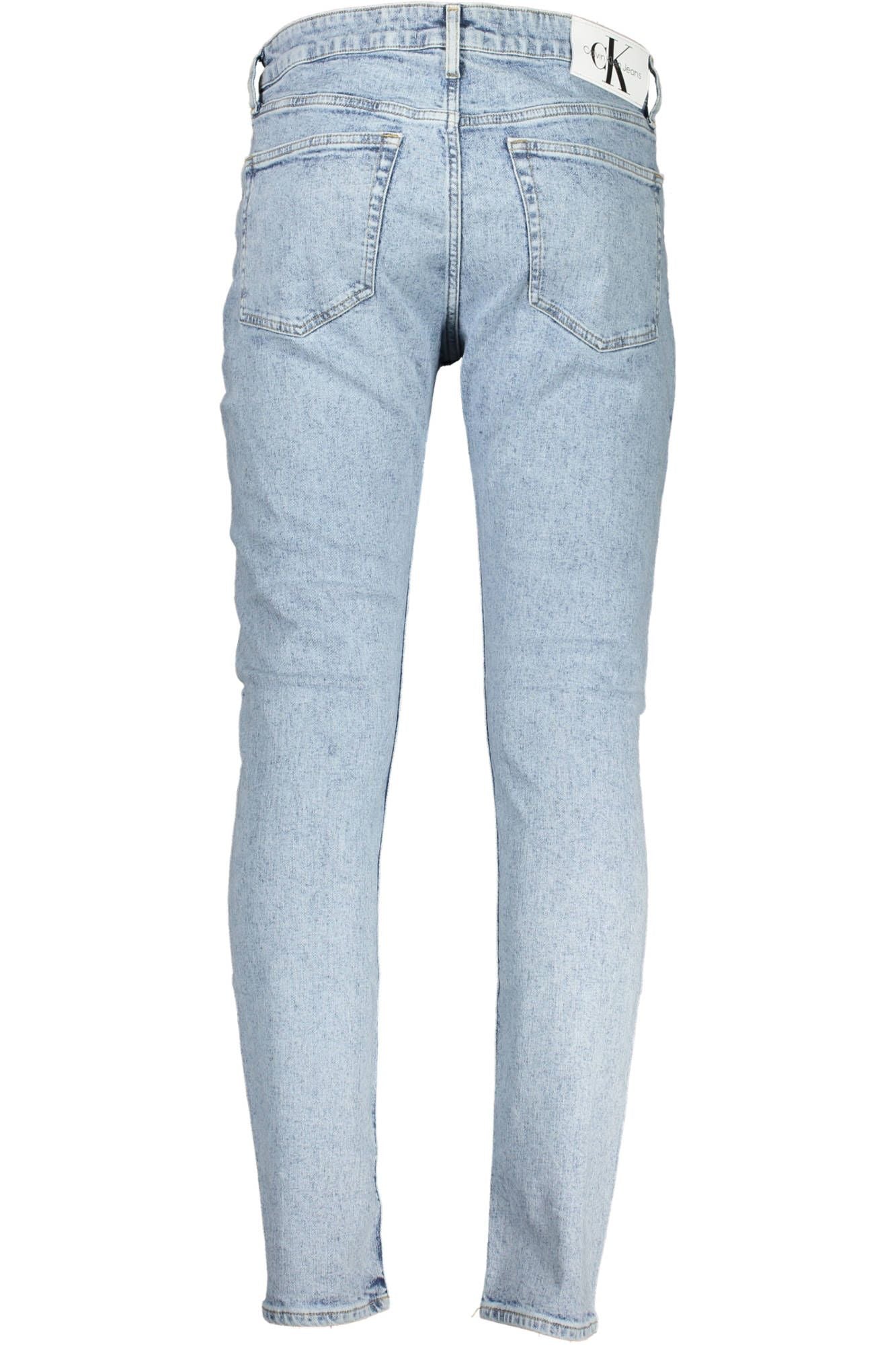 Light Blue Cotton Men Jeans - GLAMHUB BOUTIQUE 