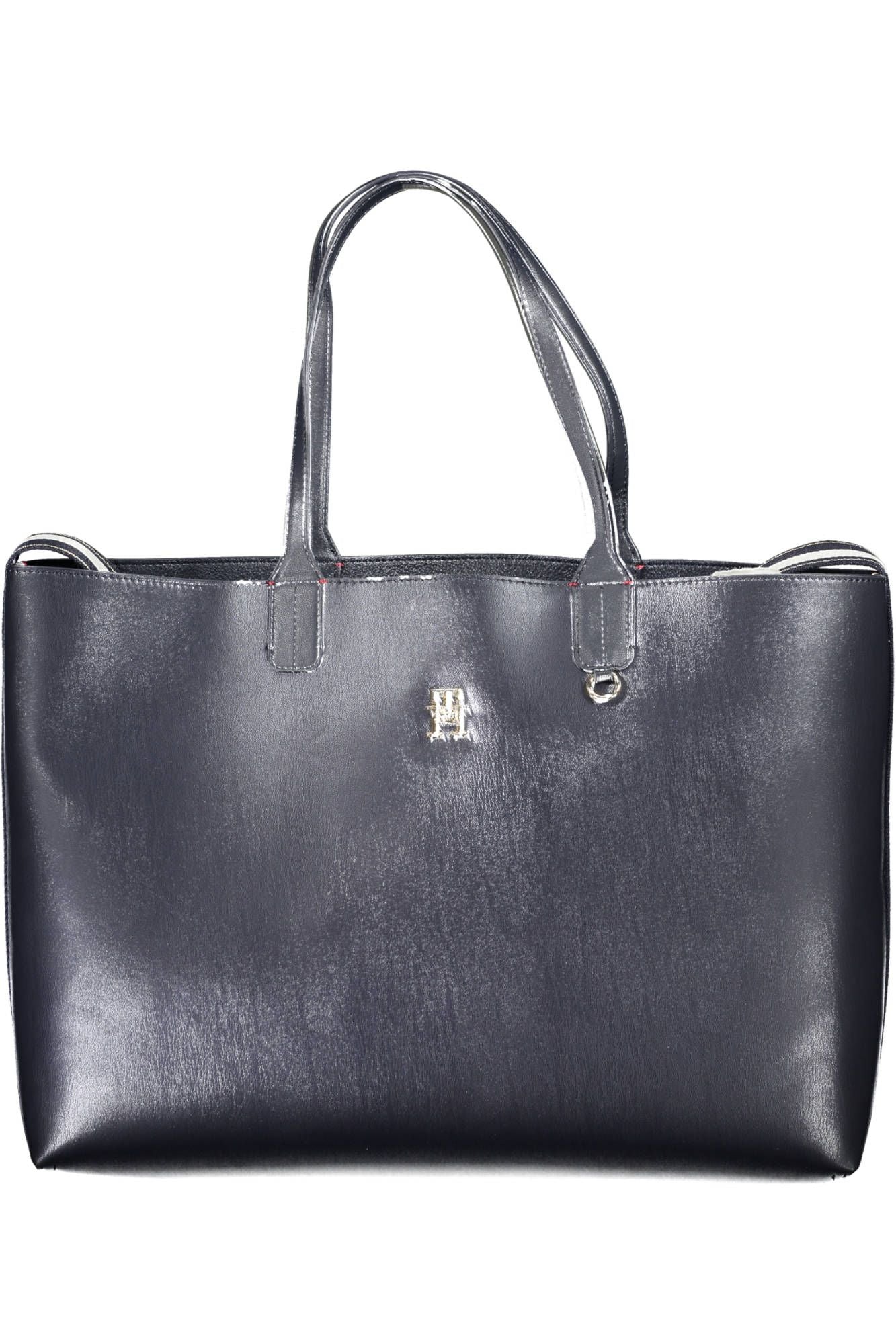 Blue Polyethylene Women Handbag - GLAMHUB BOUTIQUE 