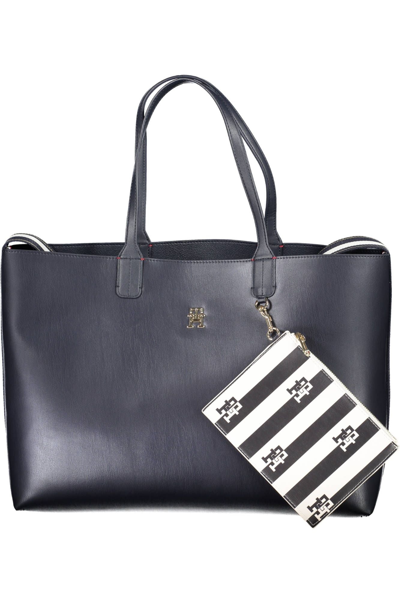 Blue Polyethylene Women Handbag - GLAMHUB BOUTIQUE 