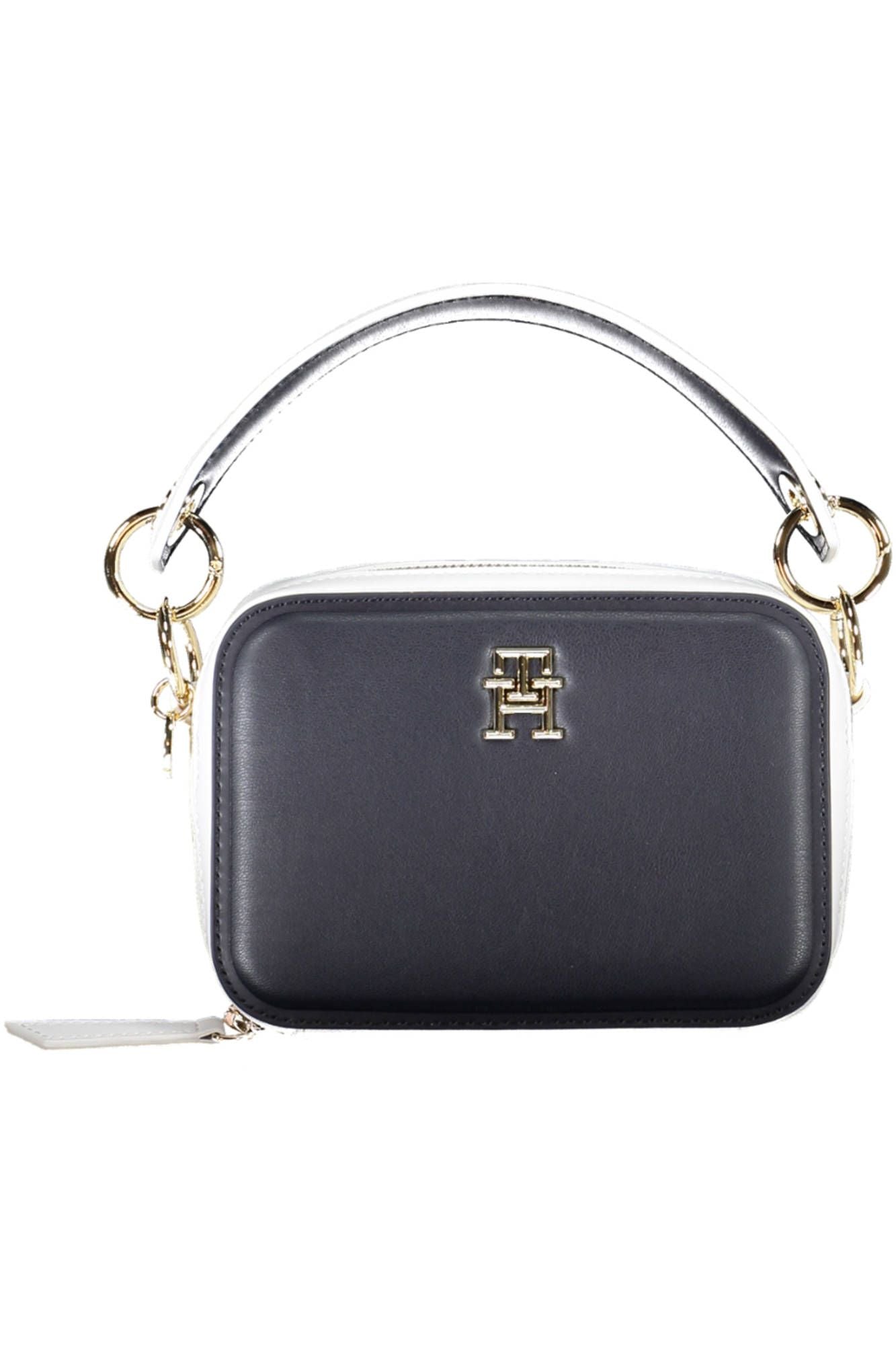 Blue Polyethylene Women Handbag - GLAMHUB BOUTIQUE 