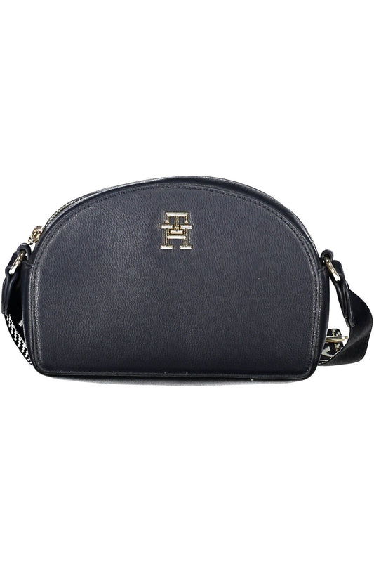 Blue Polyester Women Handbag - GLAMHUB BOUTIQUE 