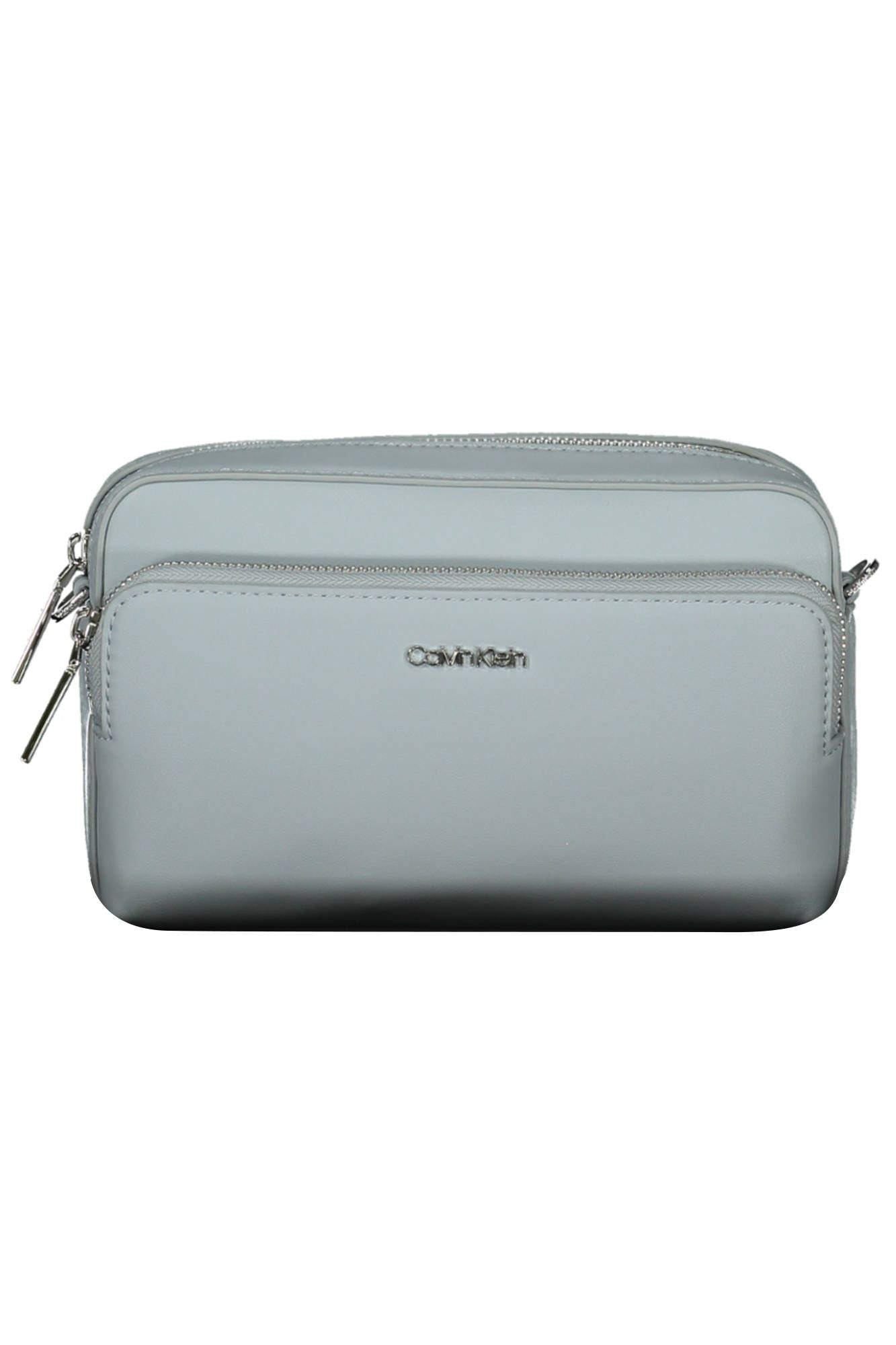 Light Blue Polyester Women Handbag - GLAMHUB BOUTIQUE 