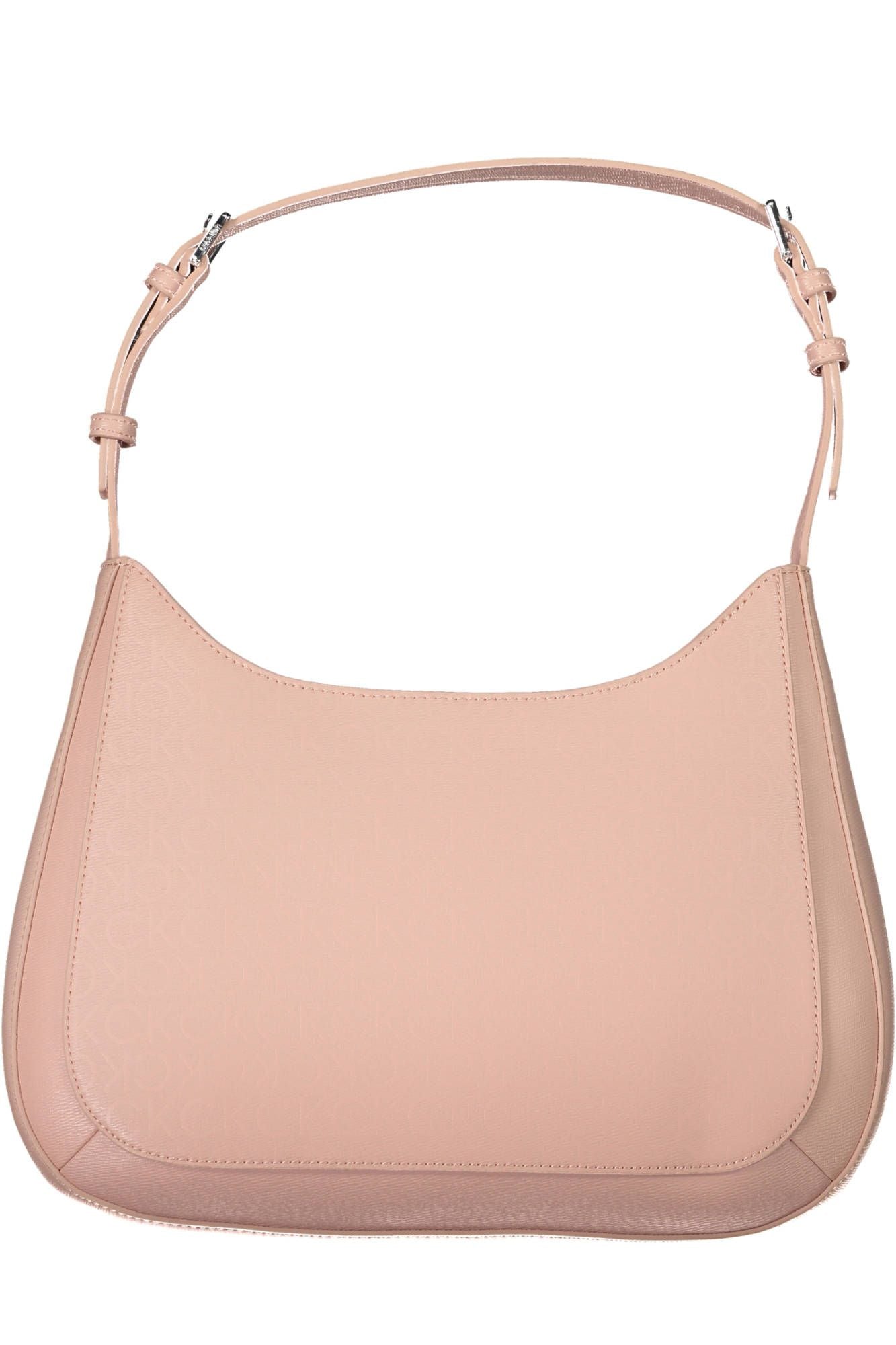 Pink Polyester Women Handbag - GLAMHUB BOUTIQUE 