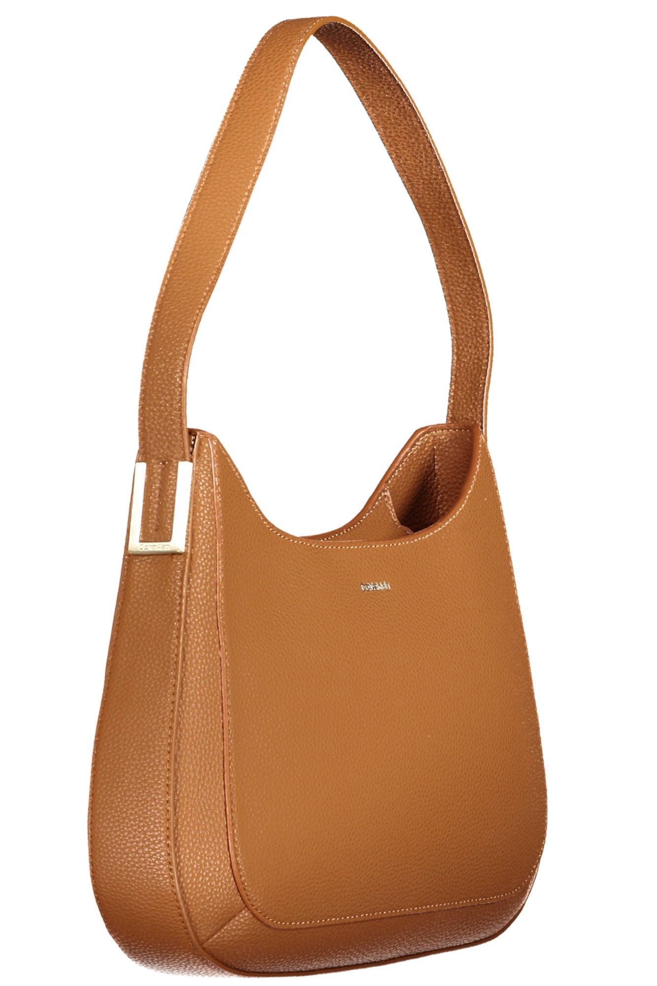 Brown Polyester Women Handbag - GLAMHUB BOUTIQUE 