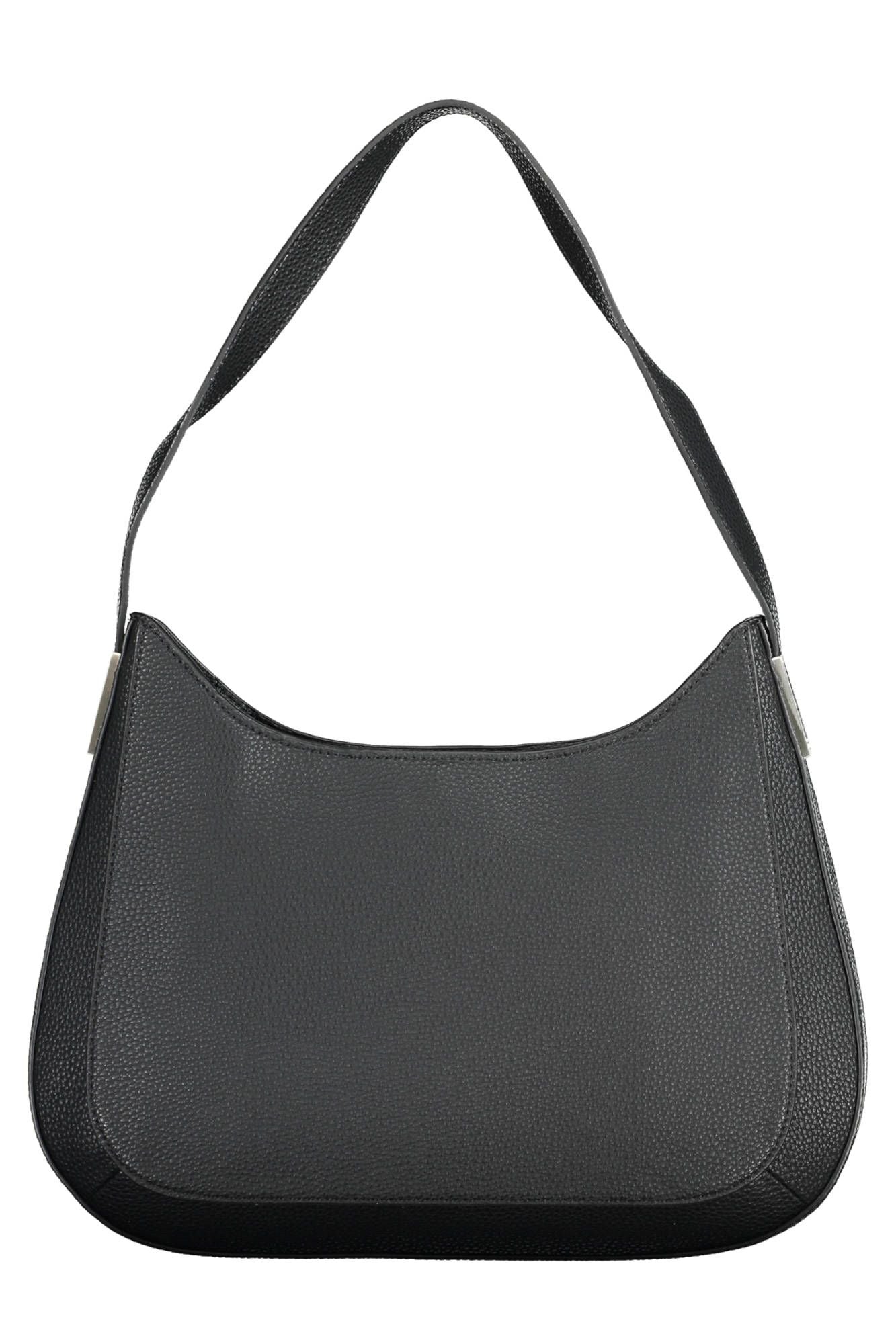 Black Polyester Women Handbag - GLAMHUB BOUTIQUE 