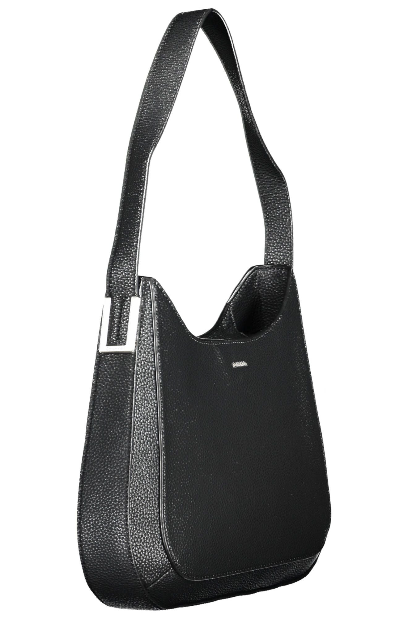 Black Polyester Women Handbag - GLAMHUB BOUTIQUE 