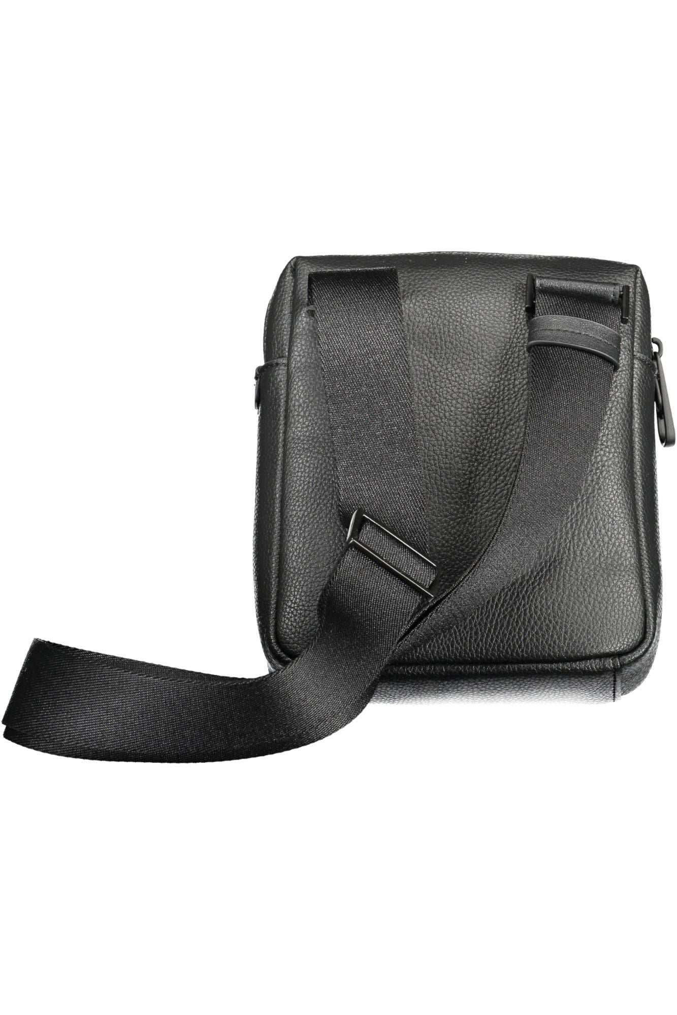 Black Polyester Men Shoulder Bag - GLAMHUB BOUTIQUE 