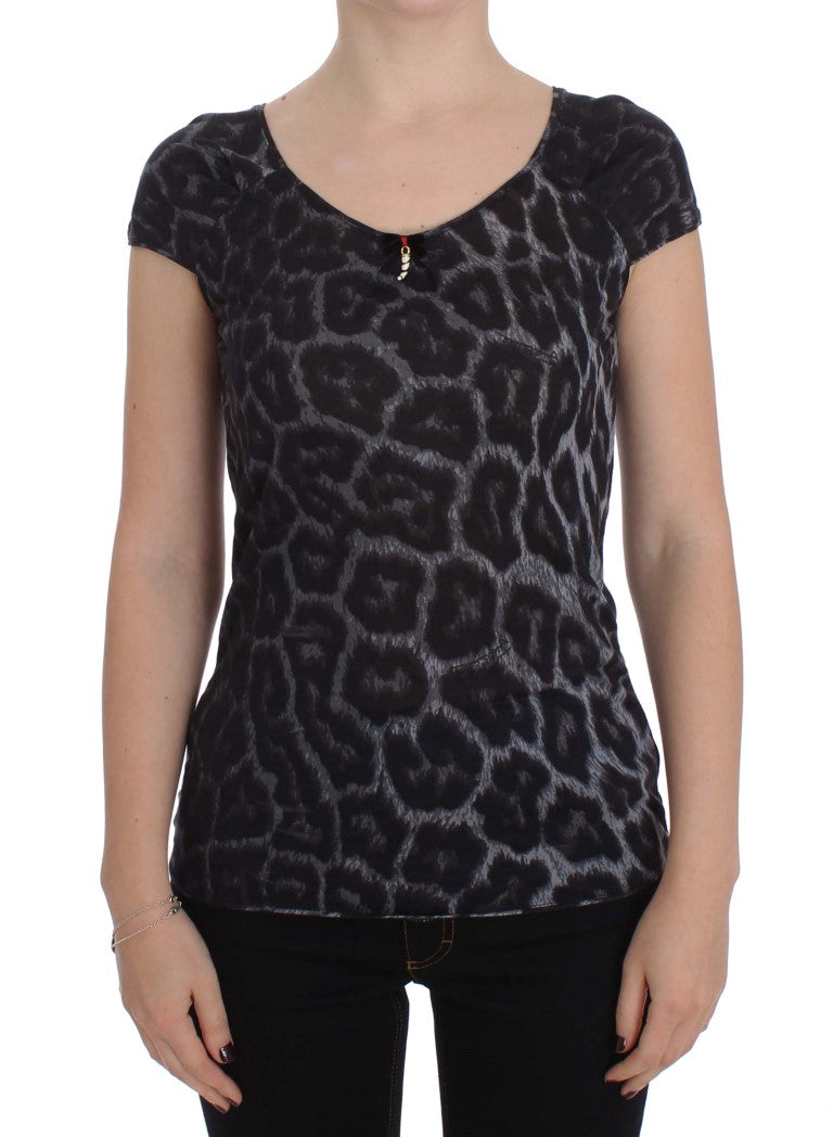 Chic Leopard Modal Top by Cavalli - GLAMHUB BOUTIQUE 