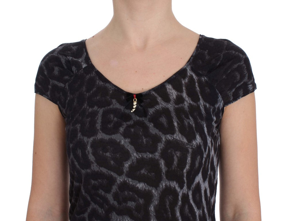 Chic Leopard Modal Top by Cavalli - GLAMHUB BOUTIQUE 