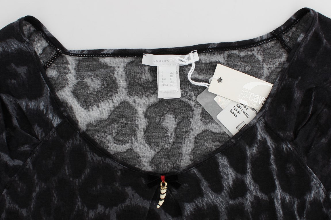 Chic Leopard Modal Top by Cavalli - GLAMHUB BOUTIQUE 