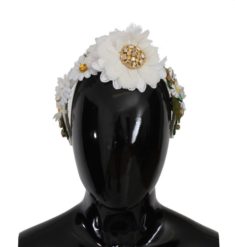 Sunflower Crystal Luxury Headband - GlamHub Luxury and Icon Brand Clothing