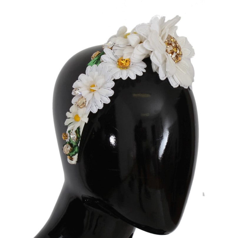 Sunflower Crystal Luxury Headband - GlamHub Luxury and Icon Brand Clothing