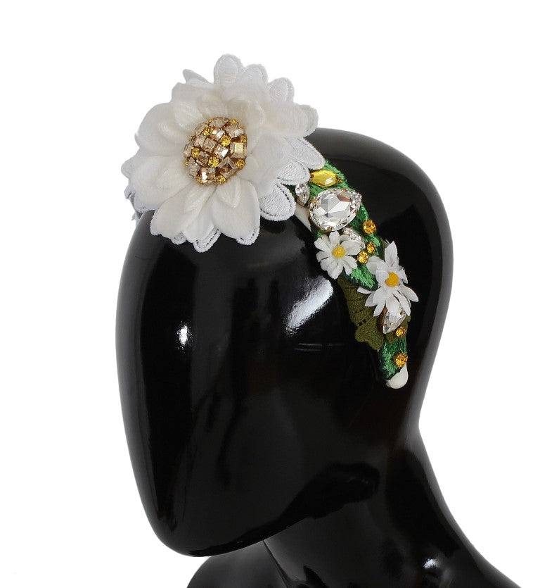 Sunflower Crystal Luxury Headband - GlamHub Luxury and Icon Brand Clothing