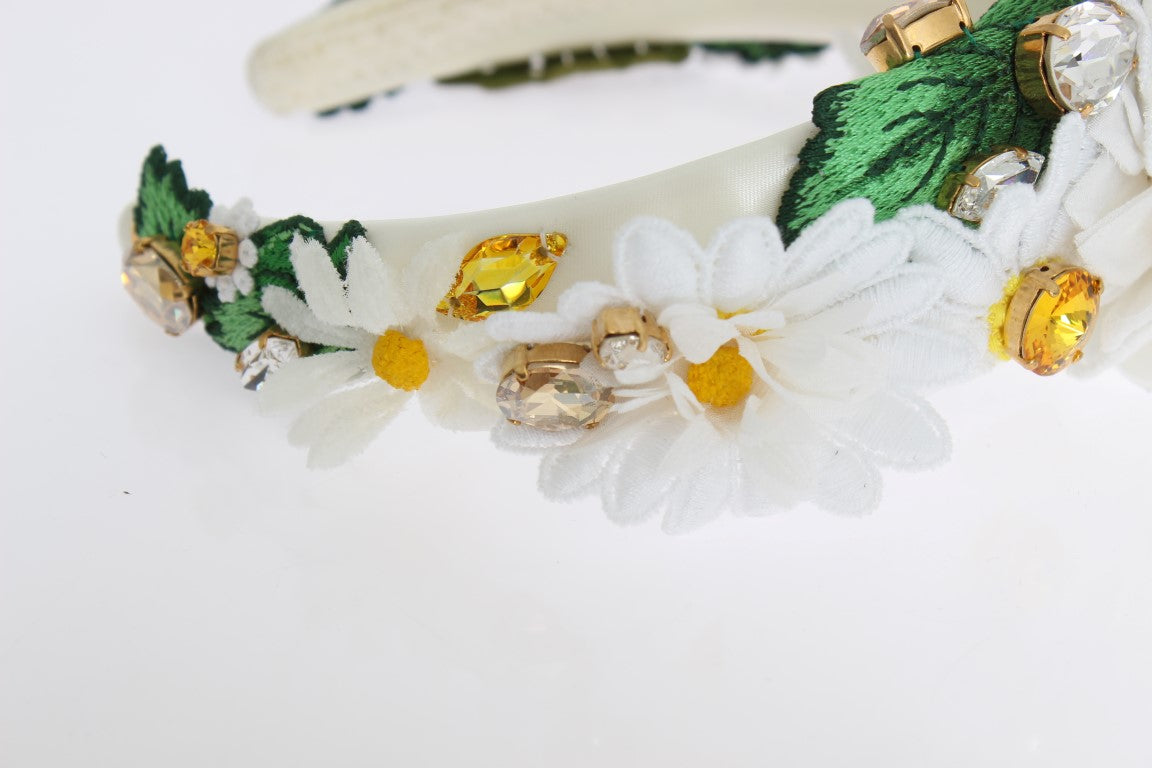 Sunflower Crystal Luxury Headband - GlamHub Luxury and Icon Brand Clothing