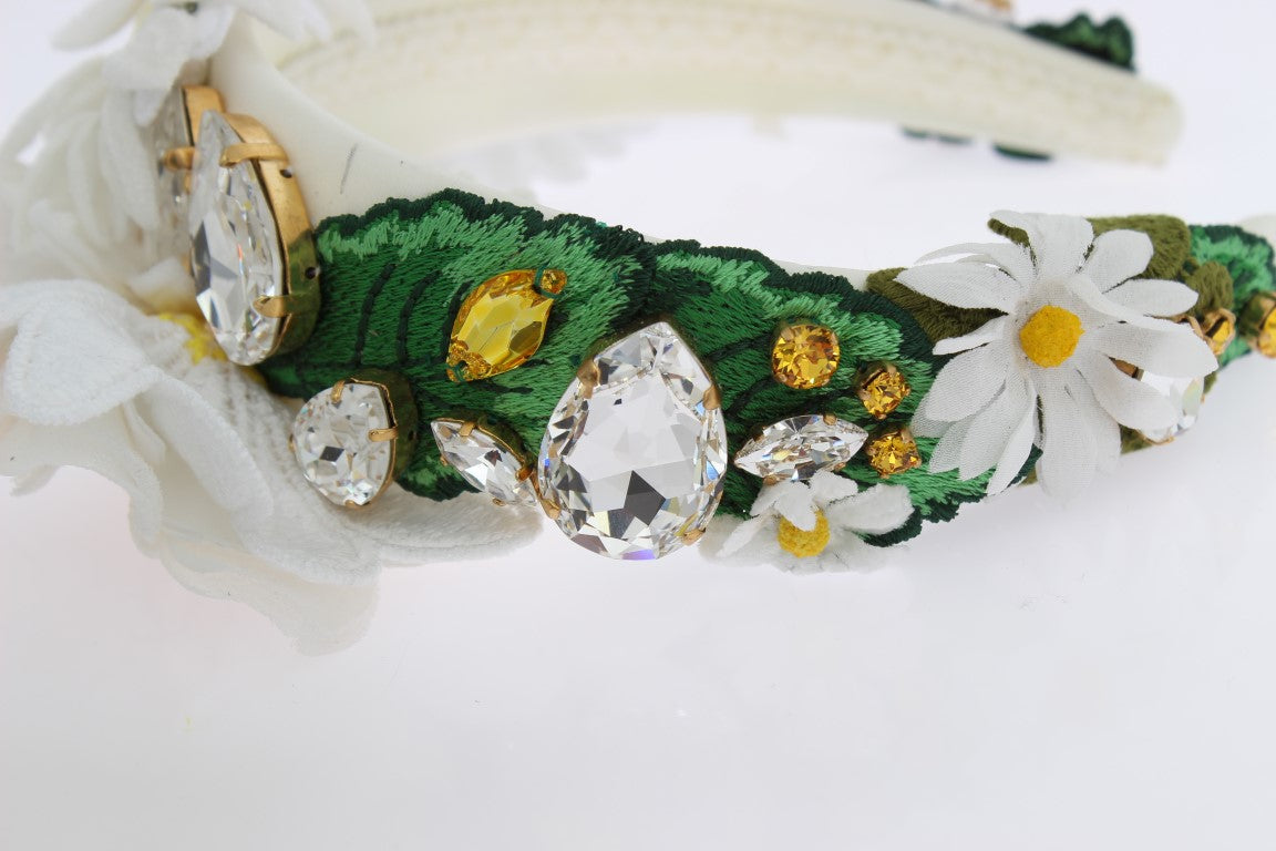 Sunflower Crystal Luxury Headband - GlamHub Luxury and Icon Brand Clothing