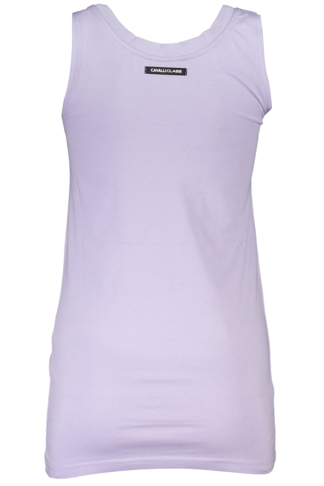 Purple Cotton Women Top - GlamHub Luxury and Icon Brand Clothing