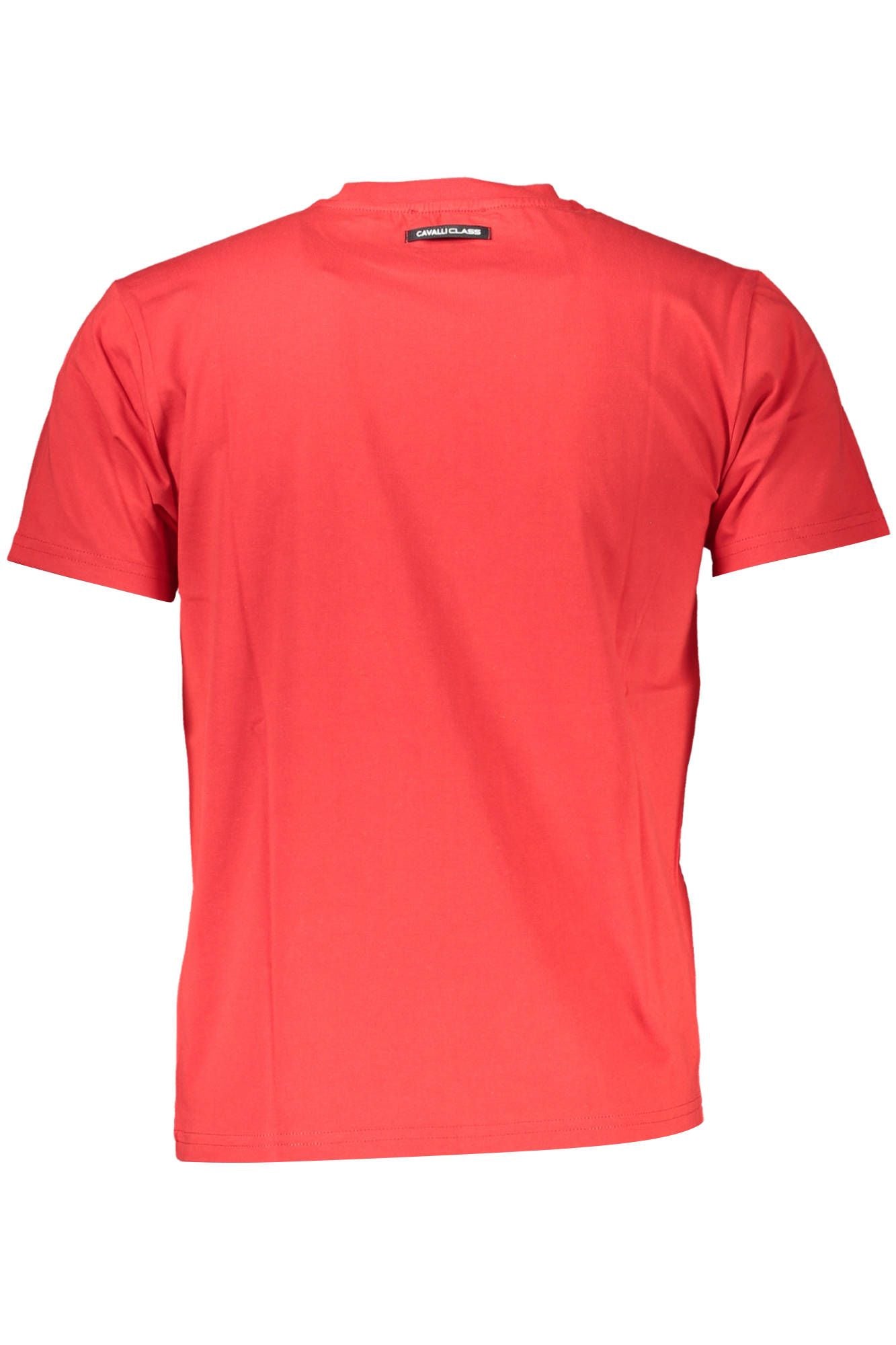 Red Cotton Men T-Shirt - GlamHub Luxury and Icon Brand Clothing