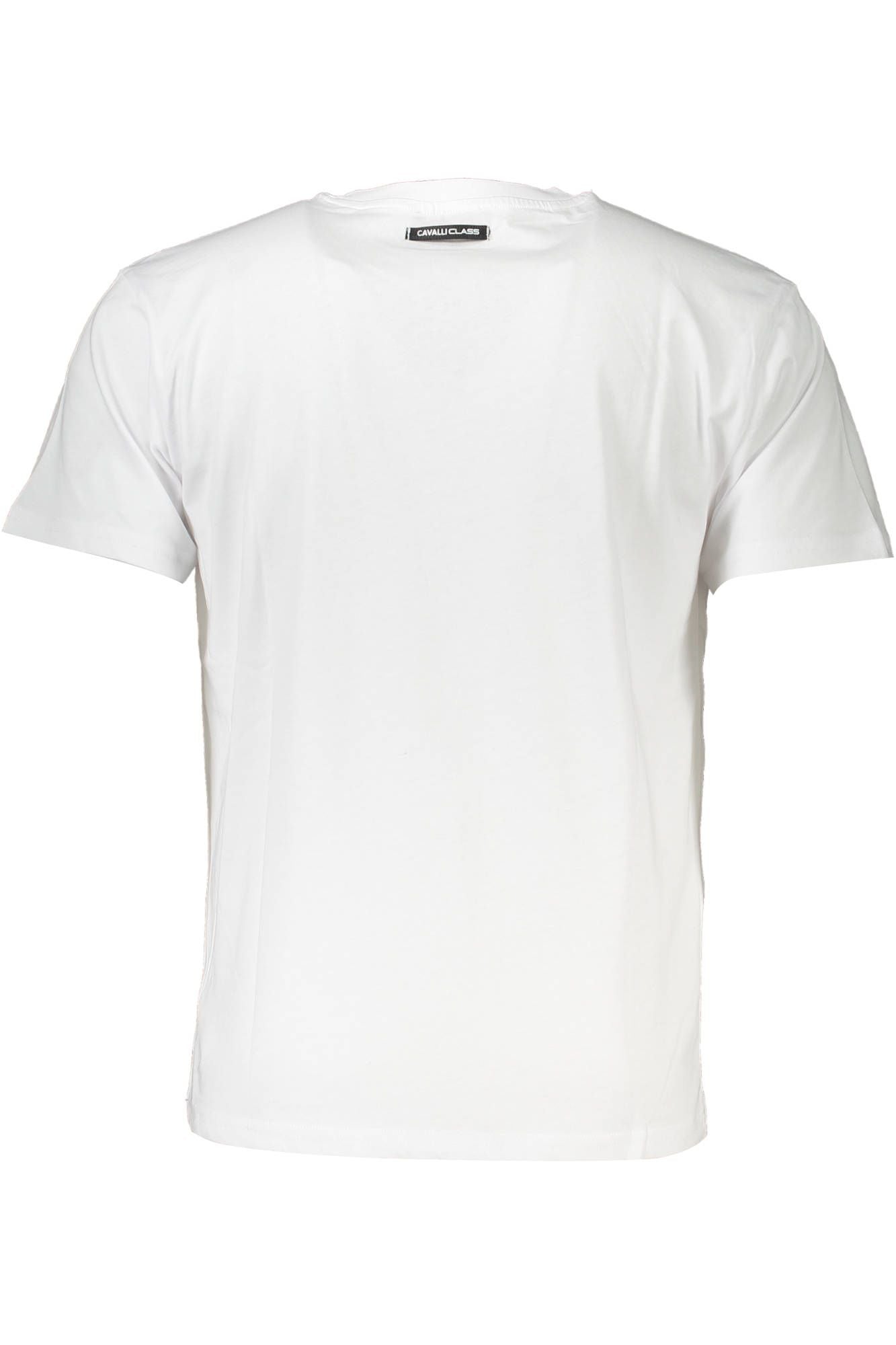 White Cotton Men T-Shirt - GlamHub Luxury and Icon Brand Clothing