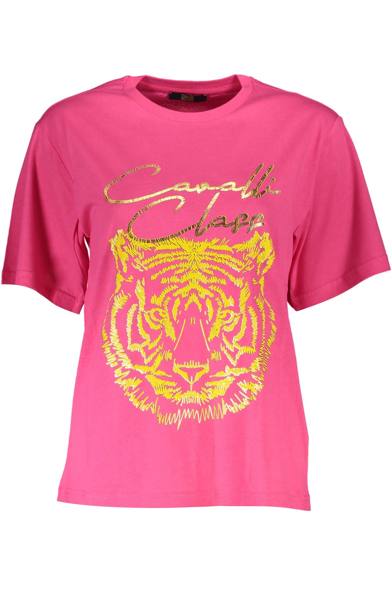 Pink Cotton Women T-Shirt - GlamHub Luxury and Icon Brand Clothing