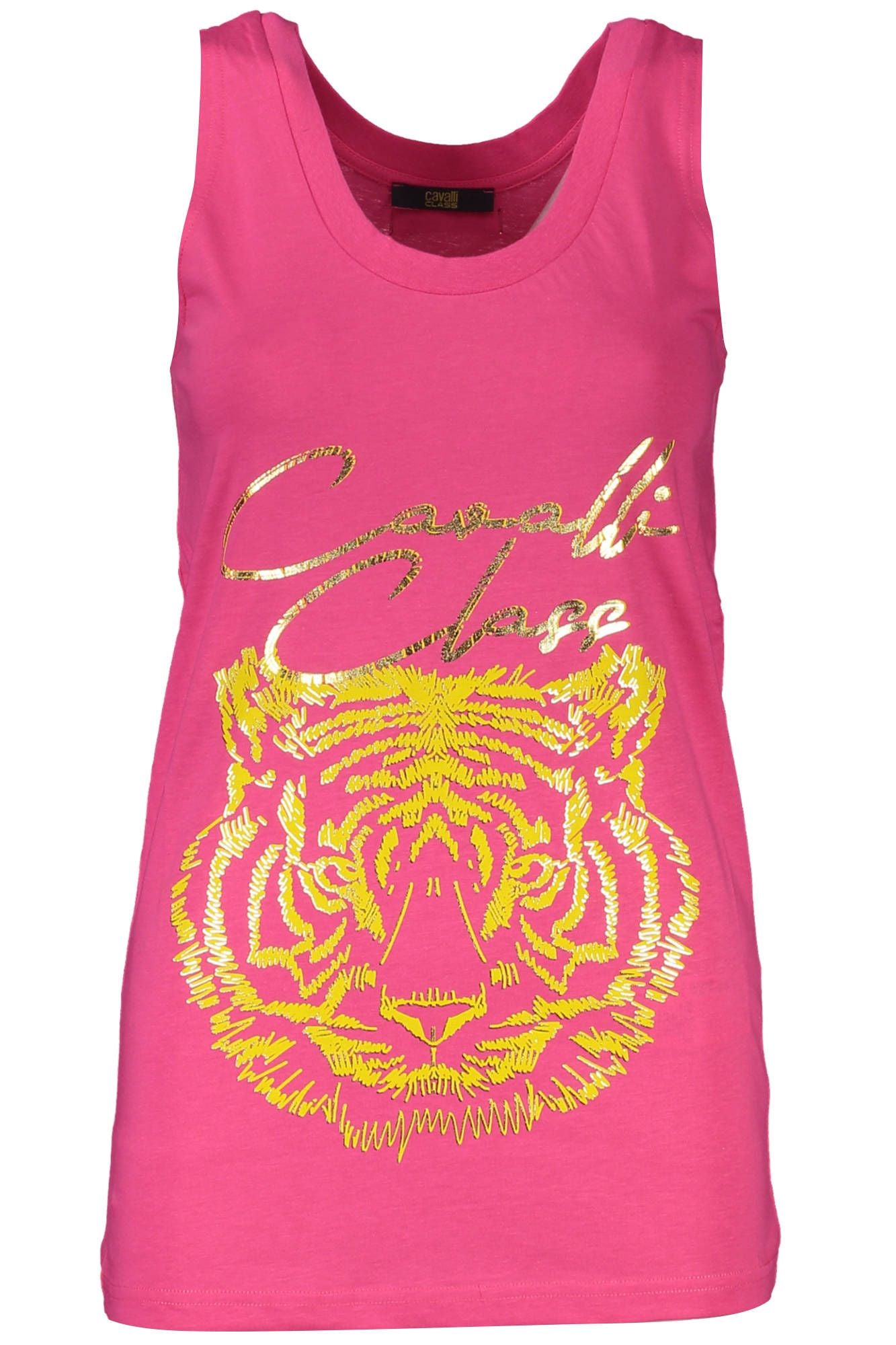 Pink Cotton Women Top - GlamHub Luxury and Icon Brand Clothing