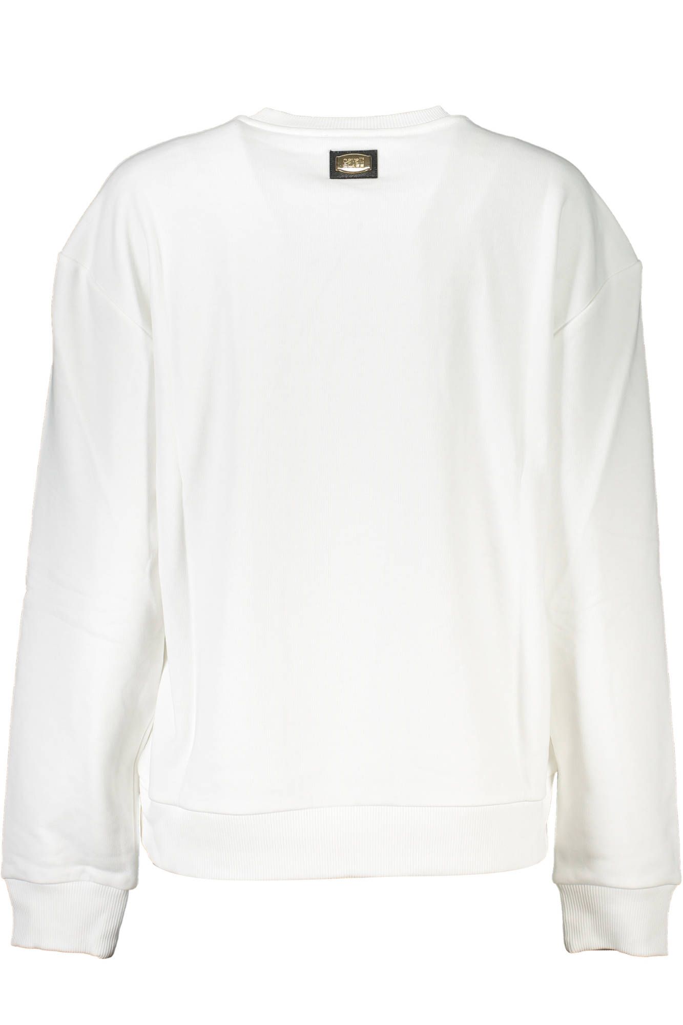 White Cotton Women Sweater - GlamHub Luxury and Icon Brand Clothing