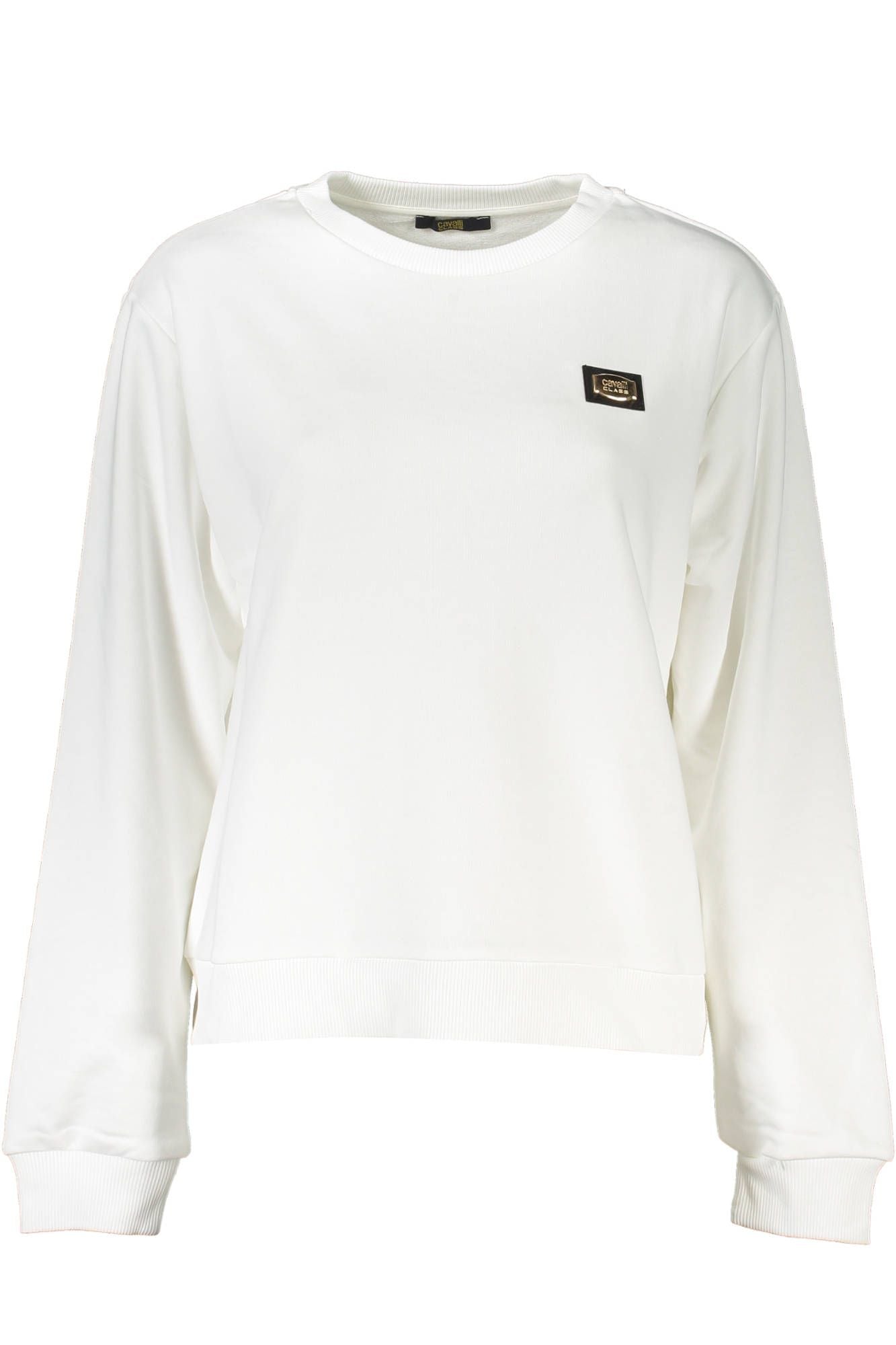 White Cotton Women Sweater - GlamHub Luxury and Icon Brand Clothing