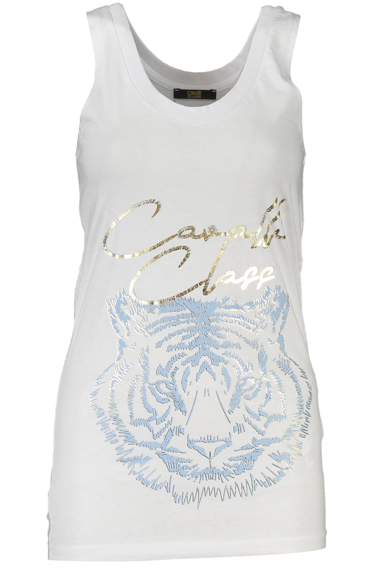 White Cotton Women Top - GlamHub Luxury and Icon Brand Clothing