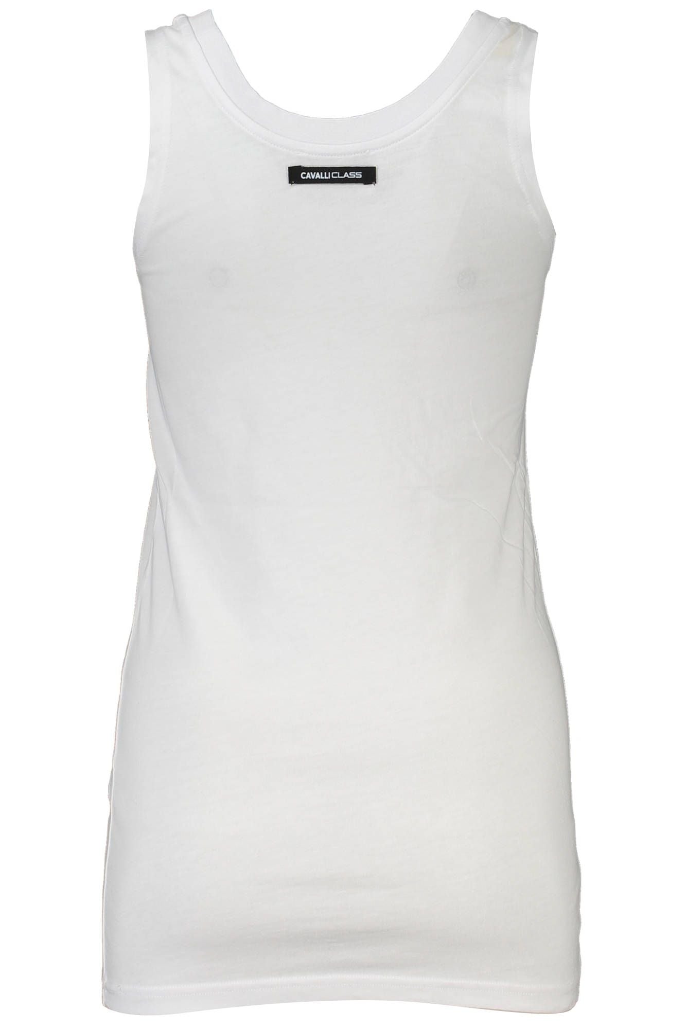 White Cotton Women Top - GlamHub Luxury and Icon Brand Clothing