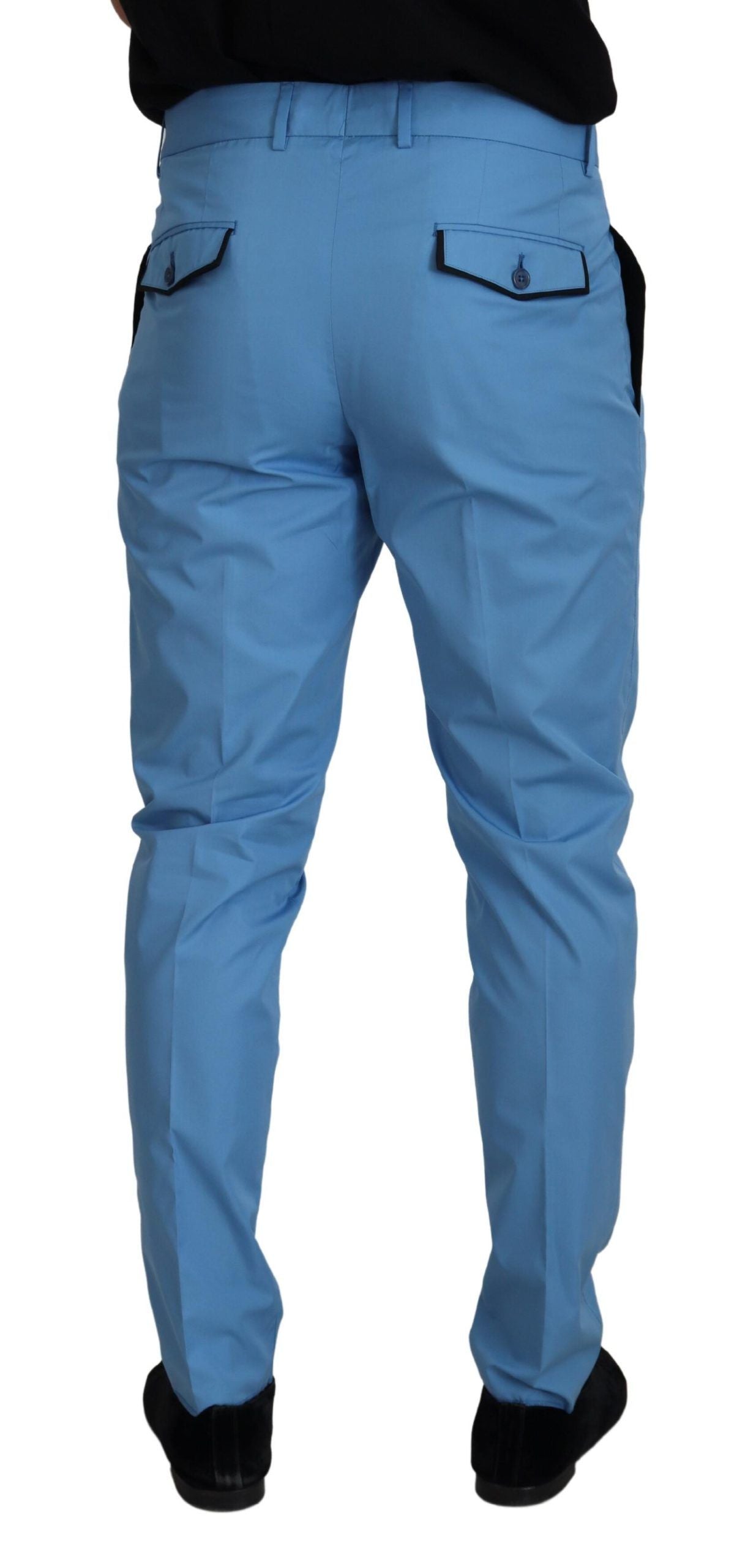 Dolce & Gabbana Elegant Slim Fit Chinos - Indulge in Italian Luxury