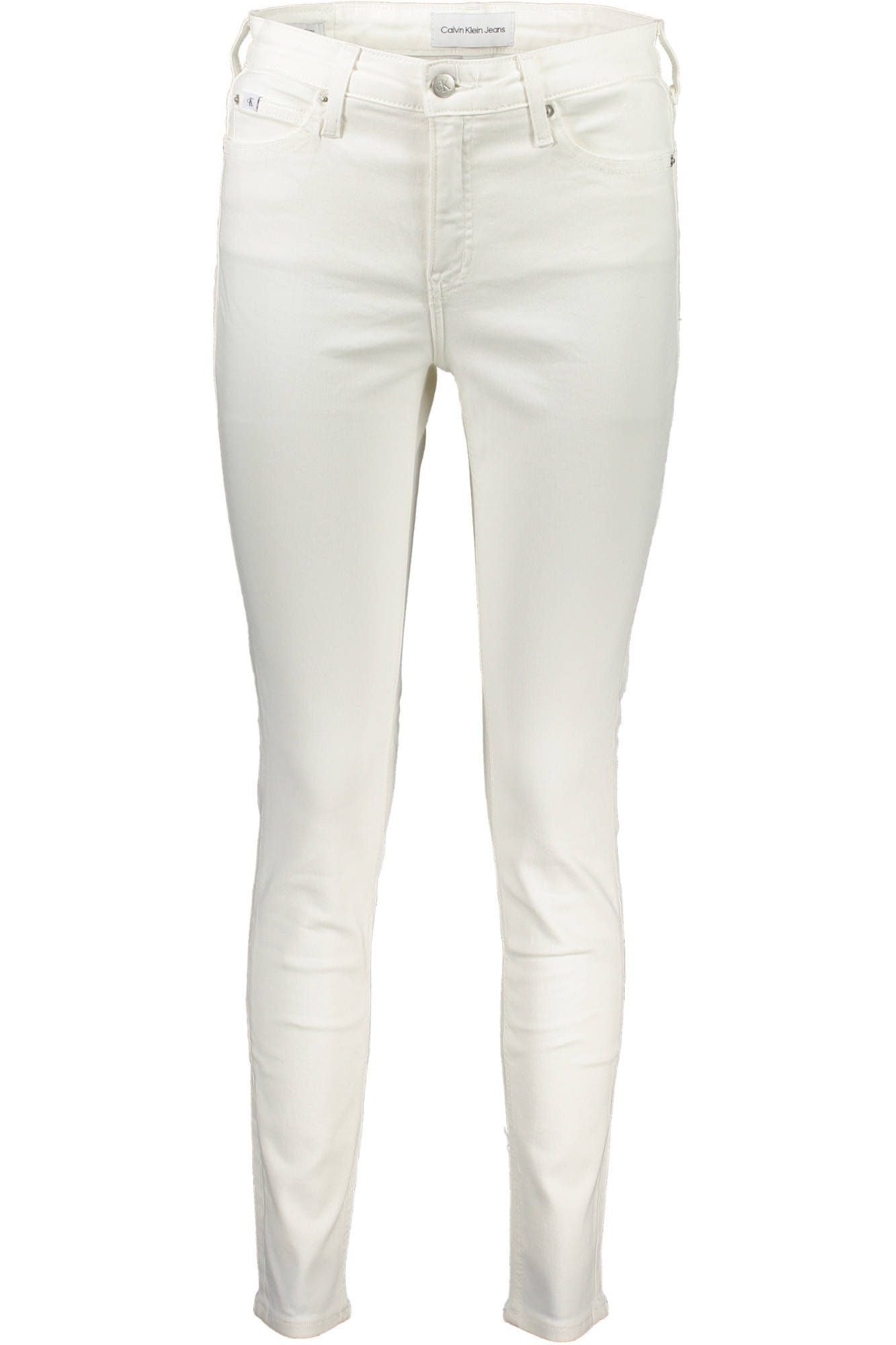 White Cotton Women Jeans - GLAMHUB BOUTIQUE 