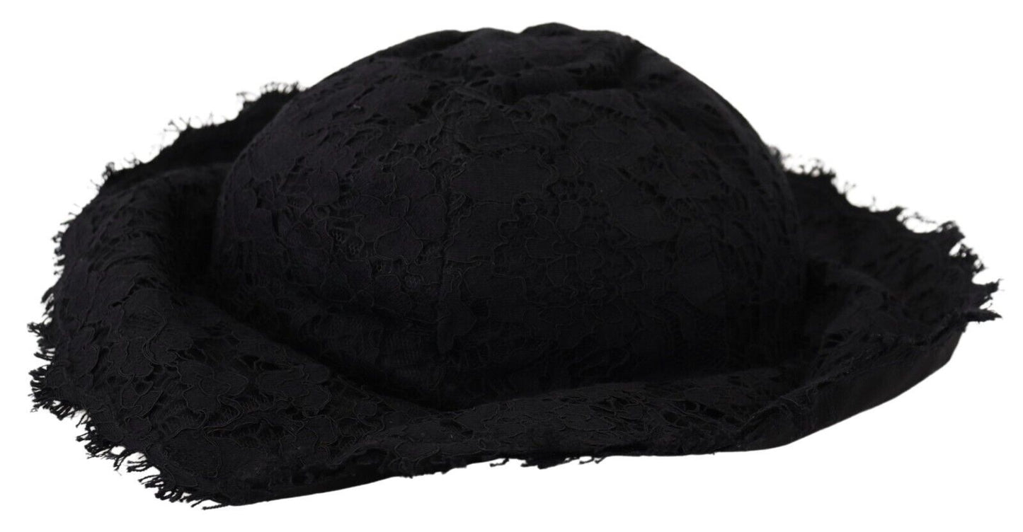 Elegant Sun-Ready Black Designer Hat