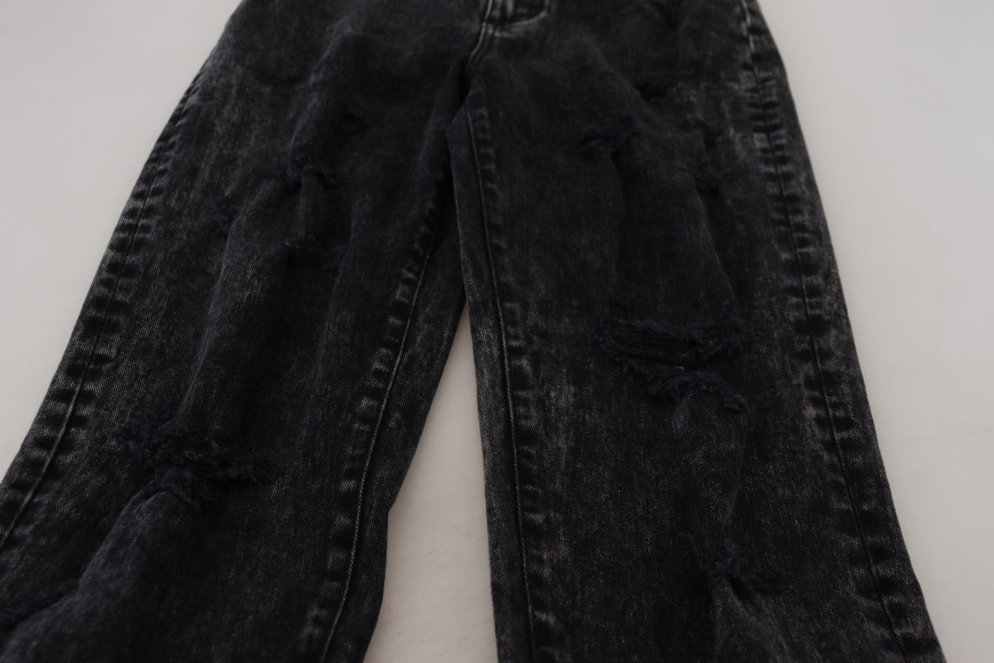 Dolce & Gabbana Elegant Black Denim Pants