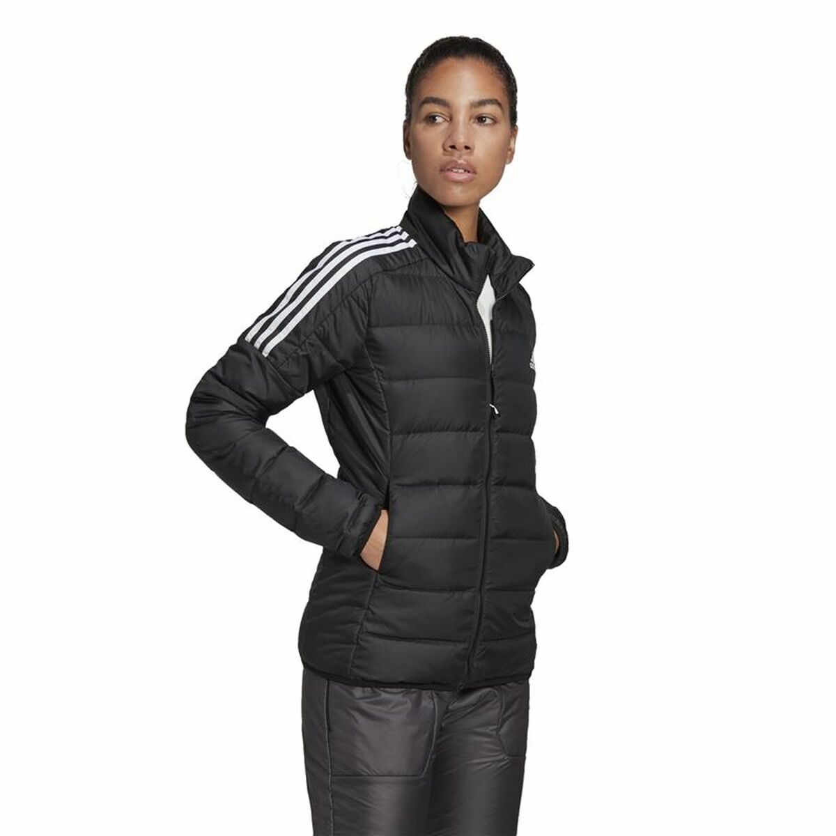 Women's Sports Jacket Adidas Essentials W Black