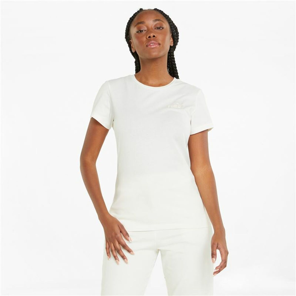 Women’s Short Sleeve T-Shirt Puma White