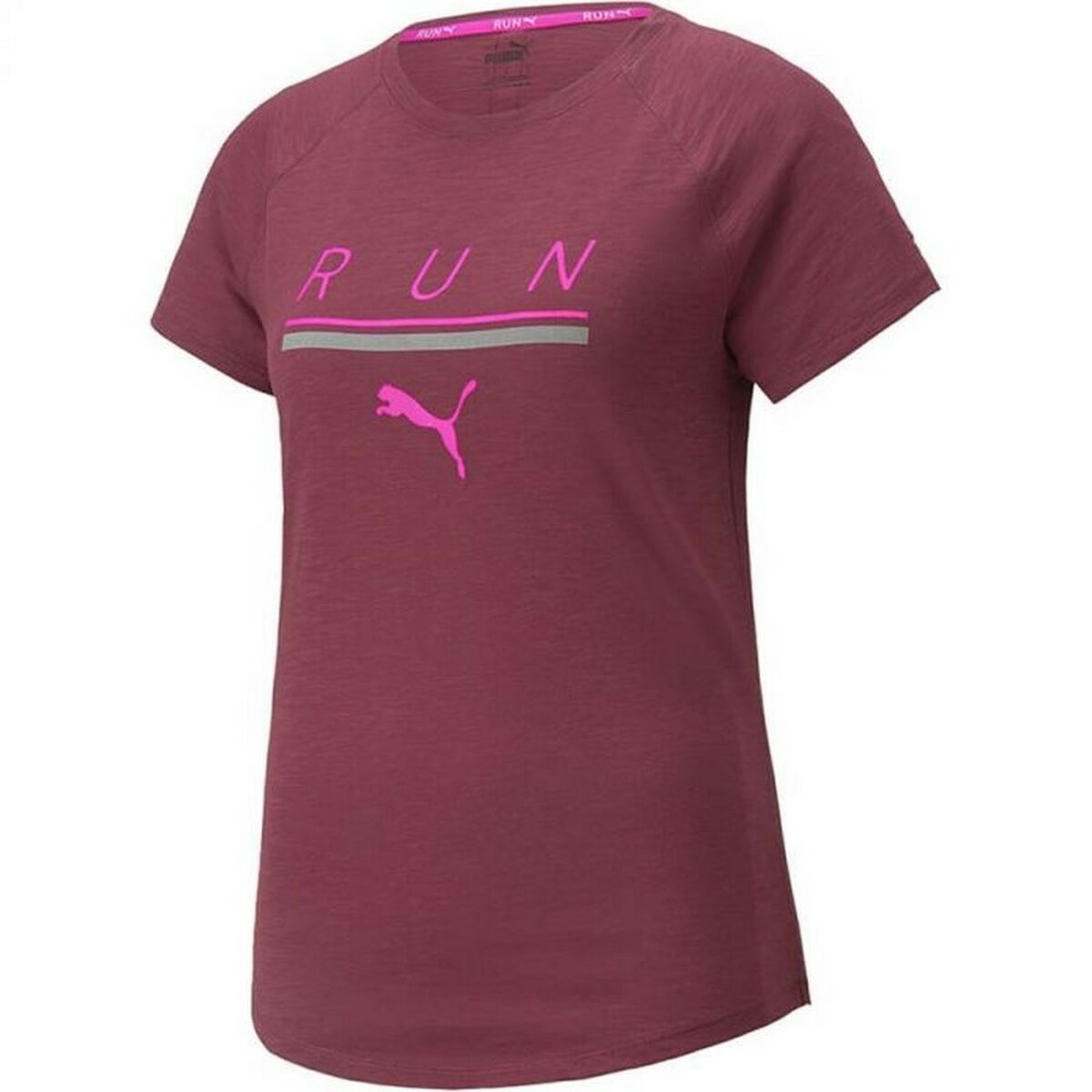 Women’s Short Sleeve T-Shirt Puma Run 5K Logo