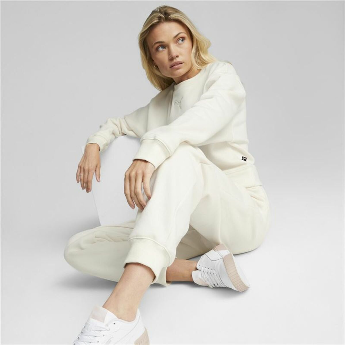 Women's Tracksuit Puma Loungewear White