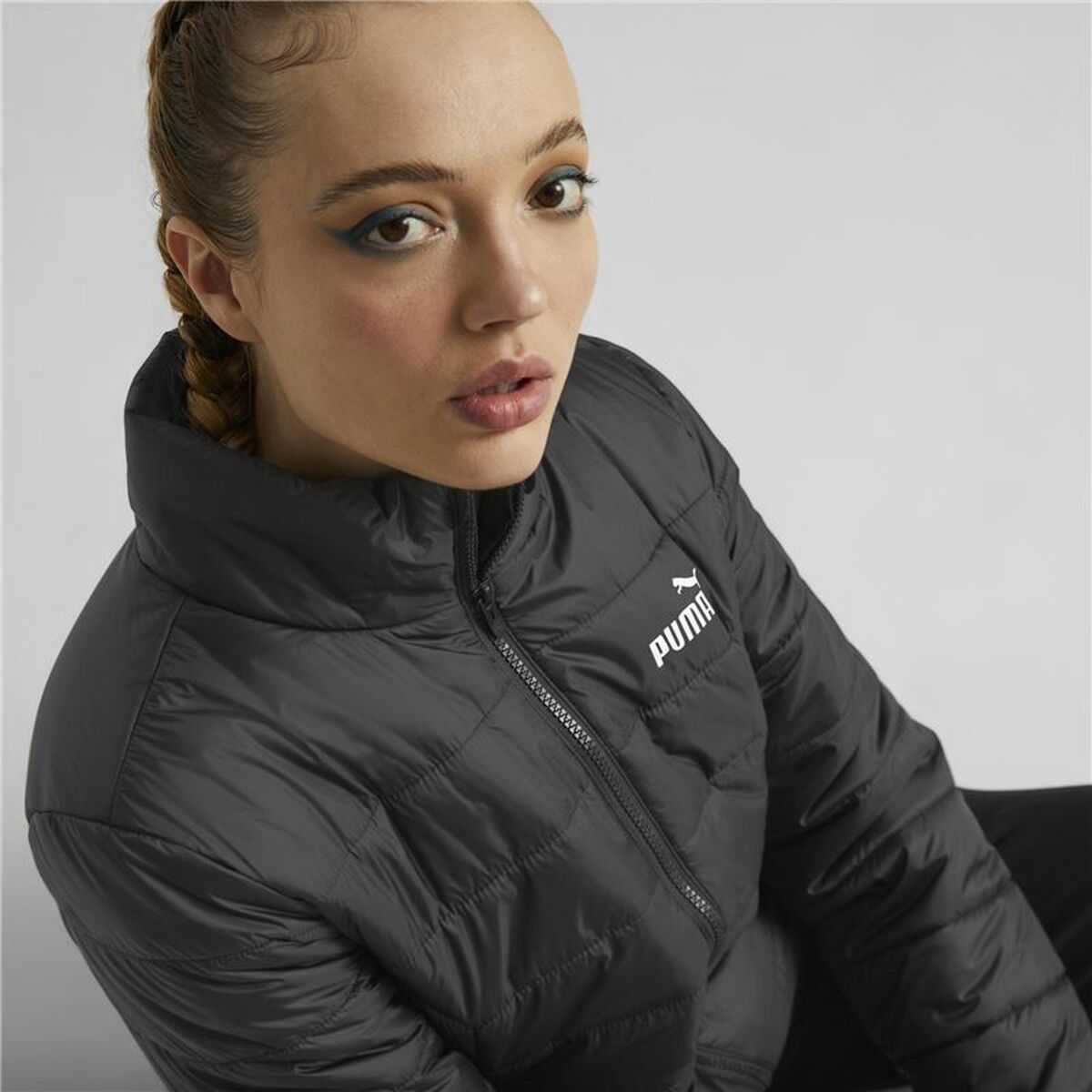 Women's Sports Jacket Puma Essentials Black