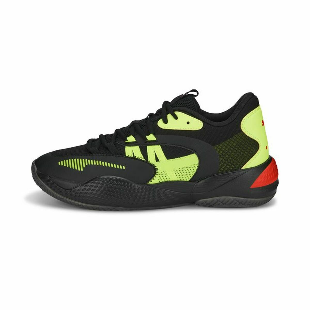 Basketball Shoes for Adults Puma Court Rider 2.0 Glow Stick Yellow