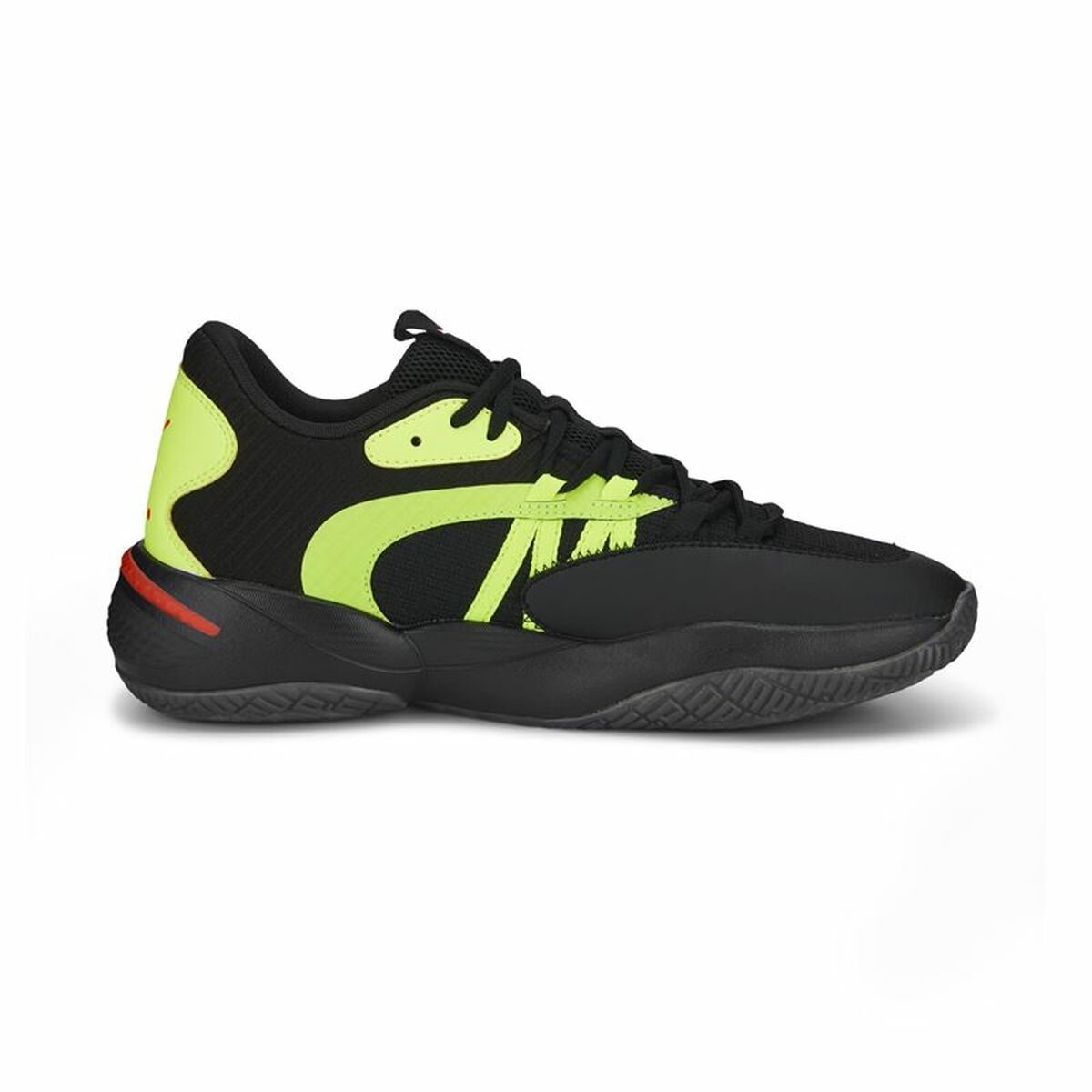 Basketball Shoes for Adults Puma Court Rider 2.0 Glow Stick Yellow