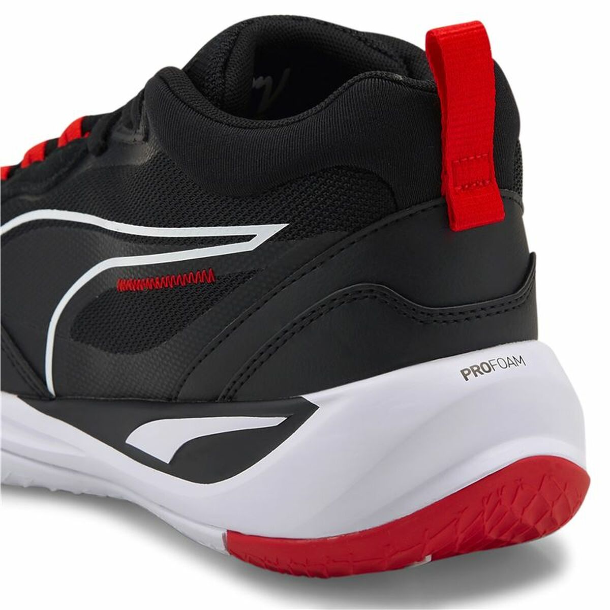 Basketball Shoes for Adults Puma Playmaker Pro Black Unisex