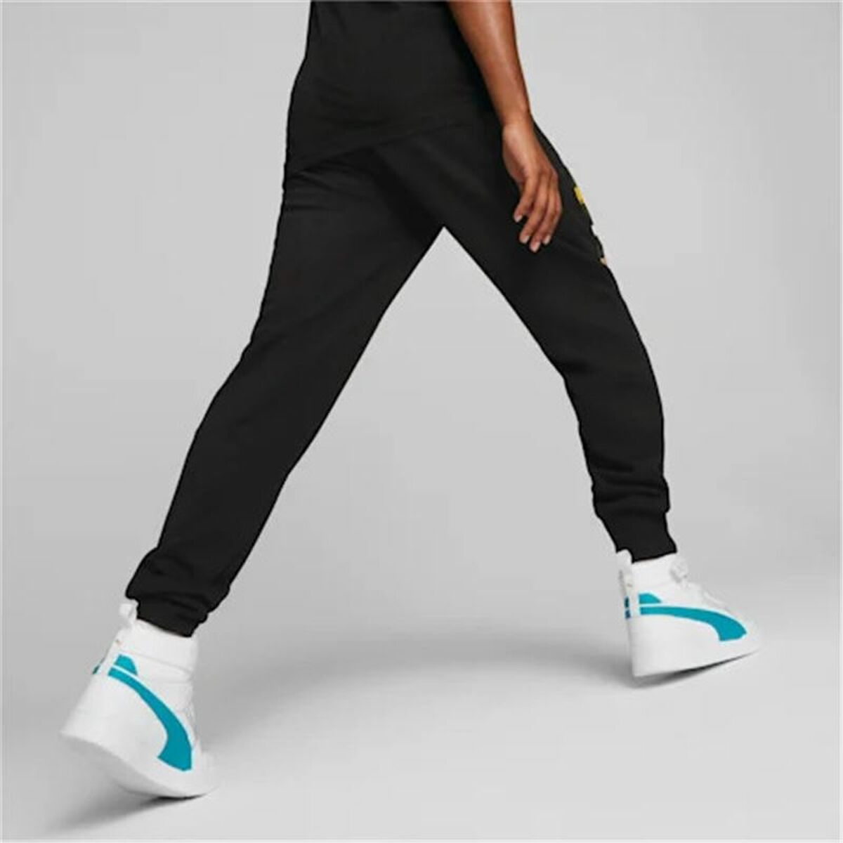 Adult Trousers Puma  Logo Repeat  Black Men