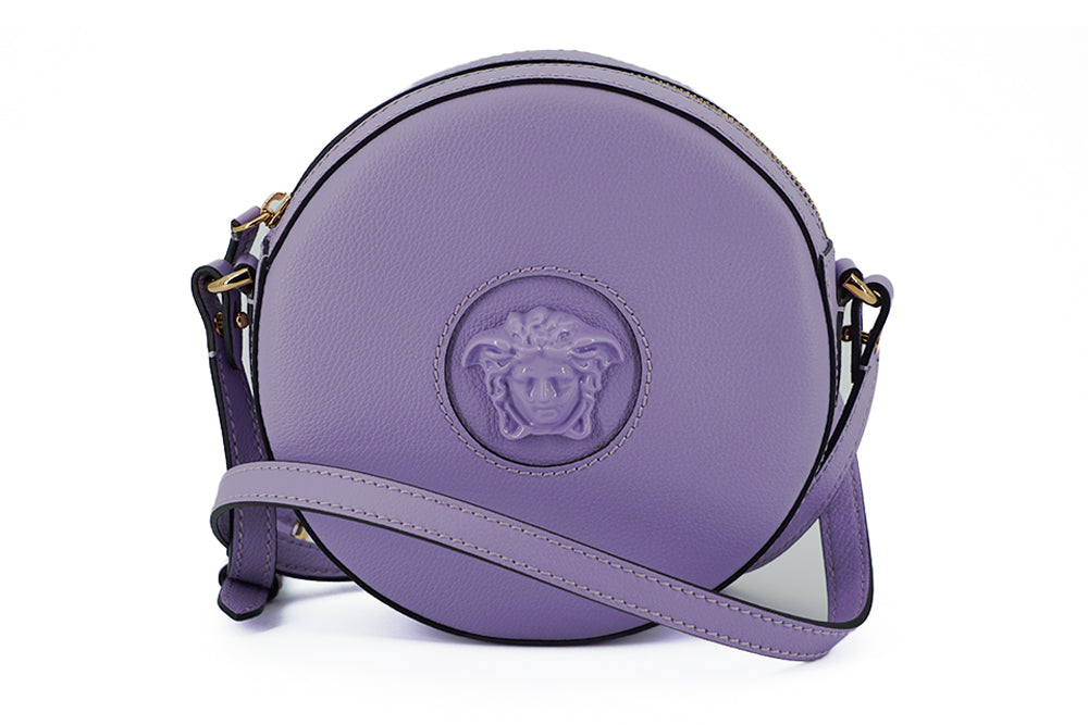 Elegant Purple Round Shoulder Bag - GLAMHUB BOUTIQUE 