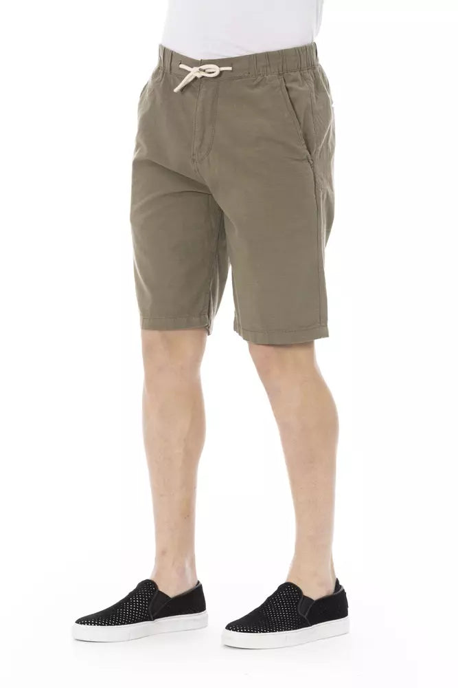 Army Cotton Men Short - GlamHub Luxury and Icon Brand Clothing