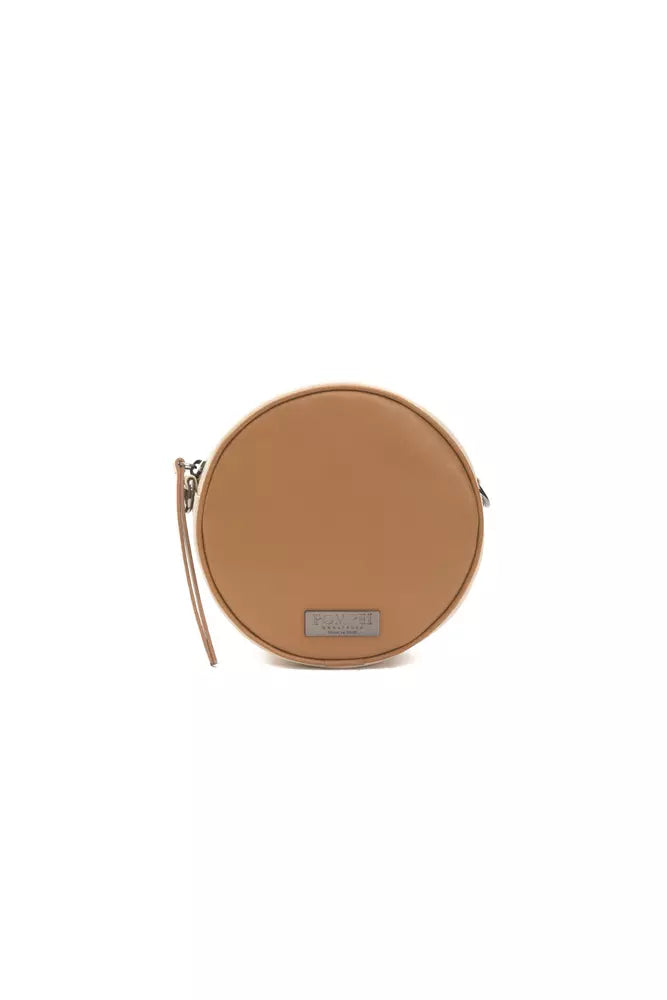 Pompei Donatella карычневыя скураныя жанчыны Crossbody