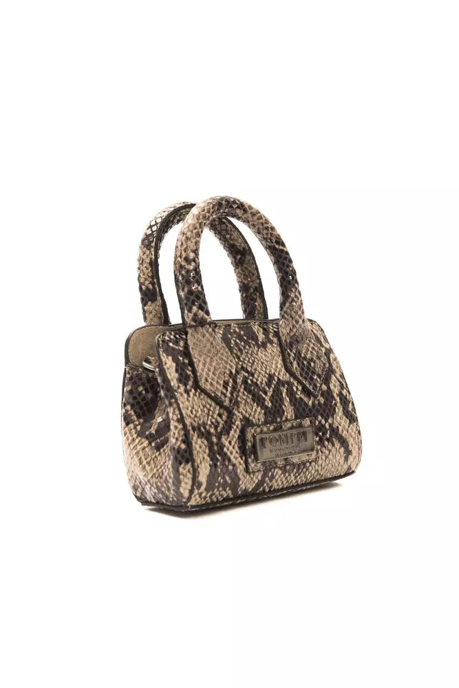 Brown Leather Women Handbag - GlamHub Luxury and Icon Brand Clothing