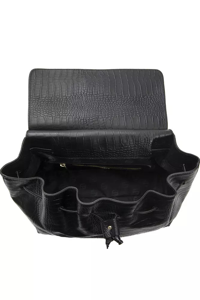 Black Leather Women Handbag - GlamHub Luxury and Icon Brand Clothing