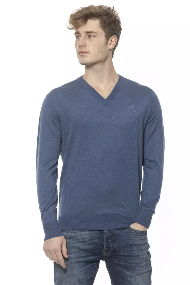 Elegant Cashmere V-Neck Men's Sweater - GLAMHUB BOUTIQUE 