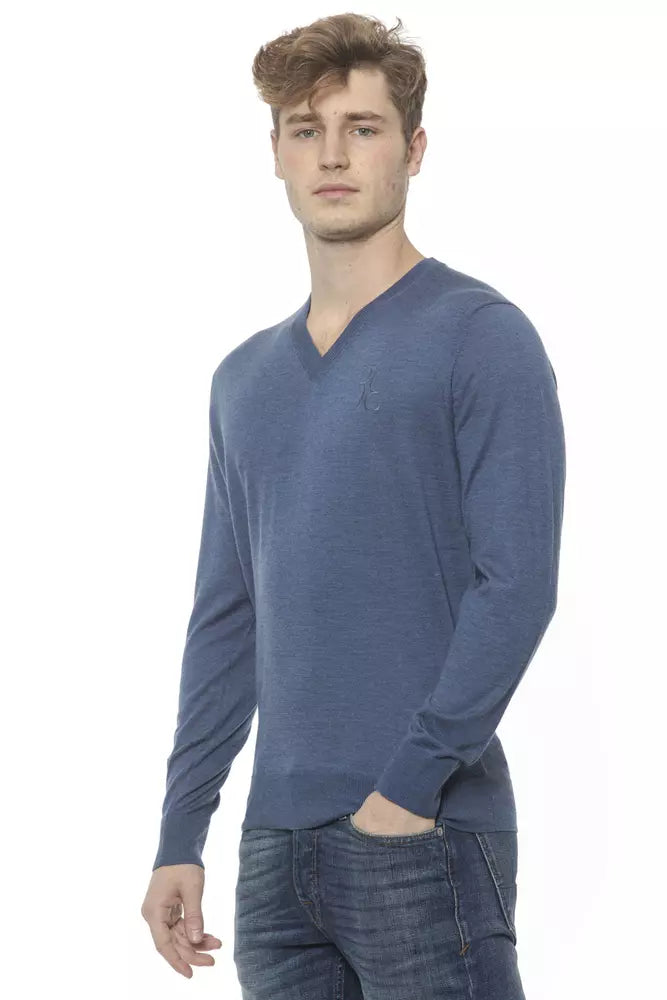 Elegant Cashmere V-Neck Men's Sweater - GLAMHUB BOUTIQUE 